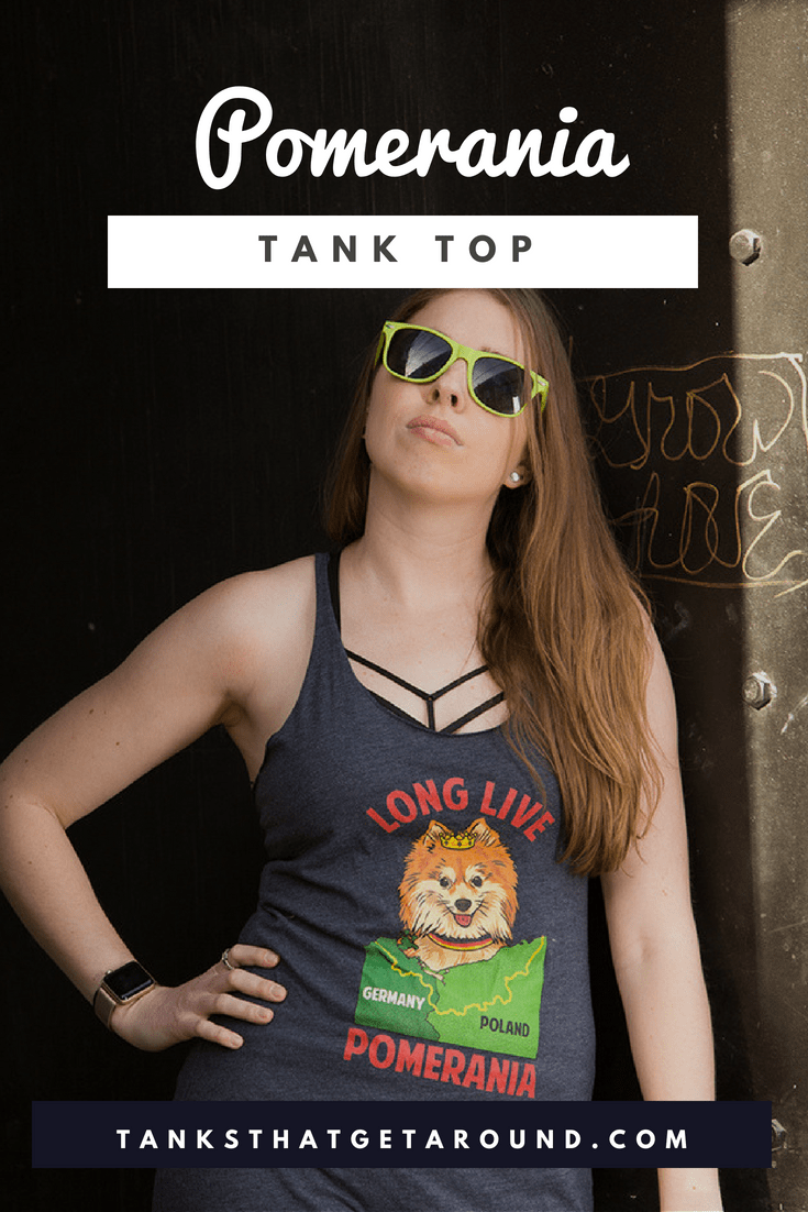 Women's Long Live Pomerania Tank Top